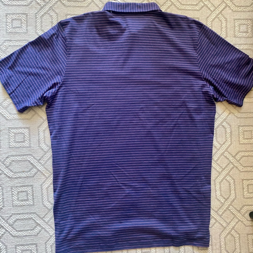 Peter Millar Pilot Mill Cedar Stripe Polo NWT - Picture 7 of 10